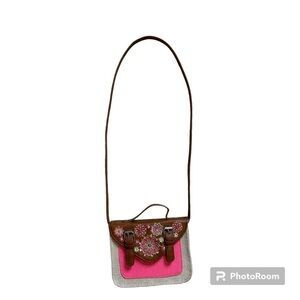 Children’s Place Sling bag Boho Western Style Top handle embroider flap